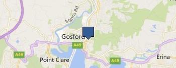 Central Coast Florist location map