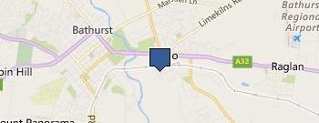 Central West Driver Training location map