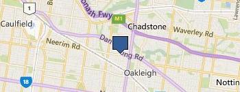 Chadstone Mitsubishi & Kia location map