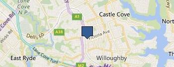 Chatswood Dental Practice location map