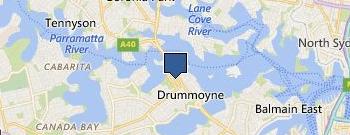 City of Canada Bay - Community Halls location map