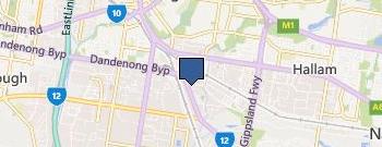 Dandenong Car Wreckers location map