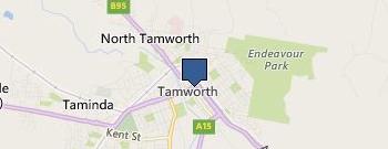 Ella Baché Tamworth location map
