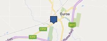 Euroa Castle Creek Motel location map