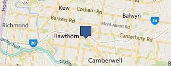 Fernwood Camberwell location map