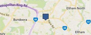 Fernwood Greensborough location map