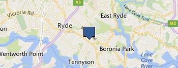 Fernwood Ryde location map