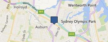 Fitness First Auburn location map