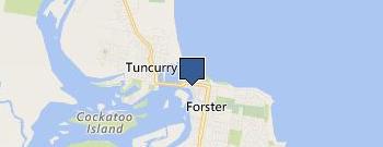 Forster Fishing Charters location map