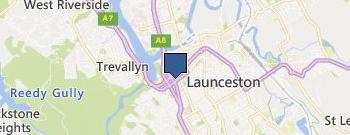Forty Winks Launceston location map