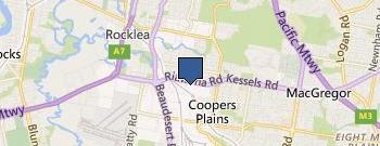 Genelite location map