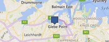 Glebe Dental Group location map