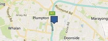 Goals A + N location map