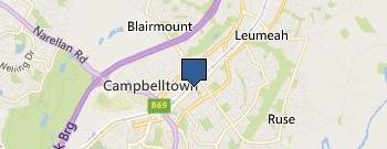 Goodstart Early Learning Campbelltown location map