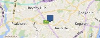 Goodstart Early Learning Hurstville - Millet Street location map