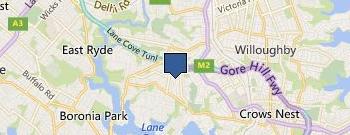 Goodstart Early Learning Lane Cove location map