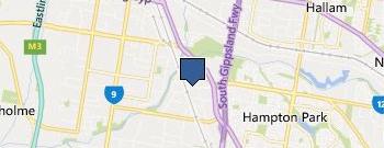 Hunter Express location map