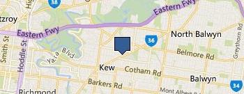 Kew Dentistry location map