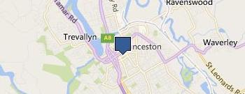 Launceston City Council Building Surveying and Inspection Services location map