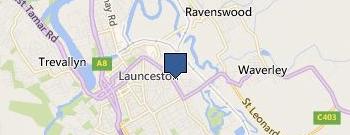 Launceston Preparatory School The location map