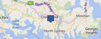 Mater Hospital location map