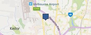 Melrose Airport Parking location map