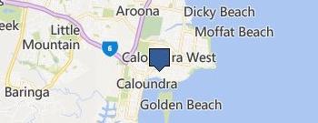 Montezuma's Caloundra location map