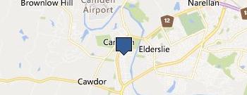 Moore Landscaping location map