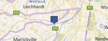 Newtown Dentists location map