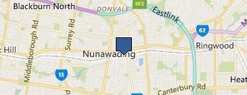Nunawading Toyota location map