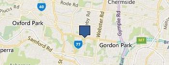 O'Connor Interiors location map