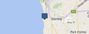 Oaks Plaza Pier location map