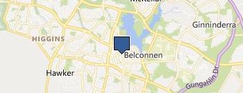 Onyabike - Belconnen & Civic location map
