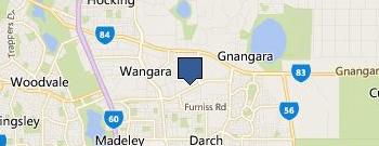 Opposite Lock - Wangara location map