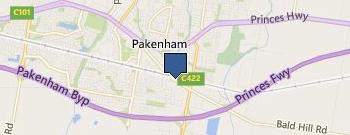 Pakenham Party Company location map