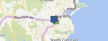 Plus Fitness Brookvale location map