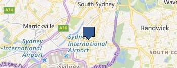 Porsche Centre Sydney South location map