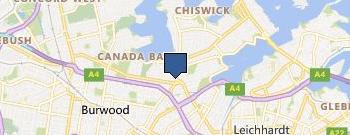 Ray White Five Dock location map