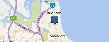 Sandgate Pest Control location map