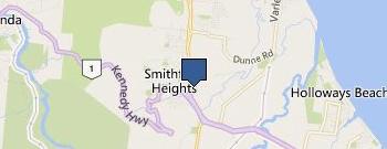 Smithfield Mitre 10 location map