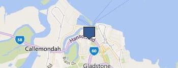 Solar Power Gladstone location map
