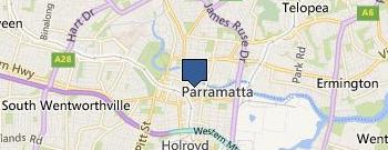 Sports Physio West Parramatta location map