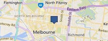 St Vincent's Hospital Melbourne location map