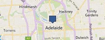 Stamford Plaza Adelaide location map