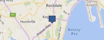 Sydney Tanks location map