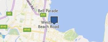 The Pier Geelong location map