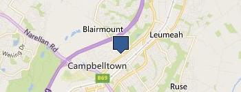 Tint a Car Campbelltown location map