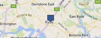 Top Ryde City Shopping Centre location map