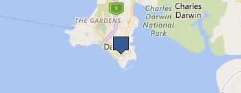 Tourism Top End location map