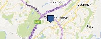UWS Unique Kids Early Learning Campbelltown location map